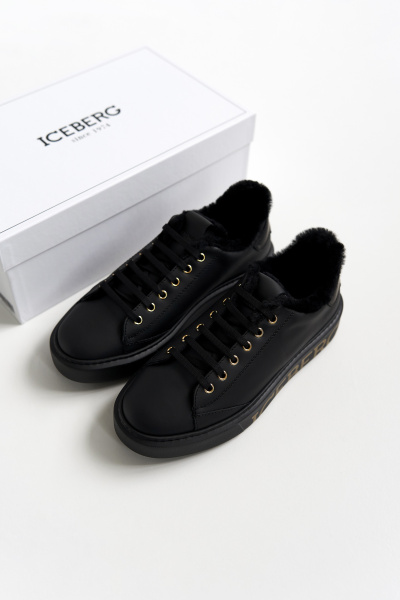 Iceberg | утеплені шкіряні кеди  IU1635