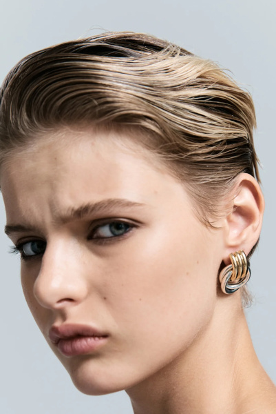 Heaven Mayhem | сережки Mini Knot Mixed HMSP-01178-03PM