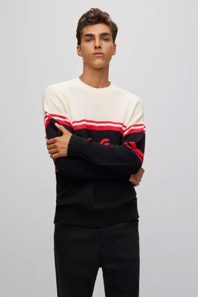 HUGO | пуловер Sopid Black 50474824 001