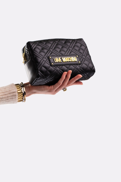 Love Moschino | косметичка Quilted Pouch Nero