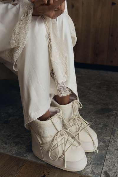 Moon Boot | ботинки Icon Low Cream Rubber 80D1409380