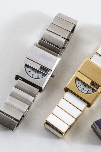 Breda | часы Pulse Tandem Silver 1747B