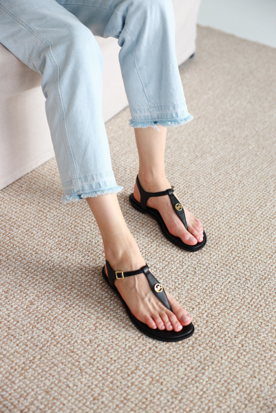 Michael Kors | кожаные босоножки Mallory Black 40S1MAFA2L 001