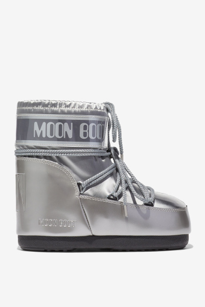 Moon Boot | ботинки Icon Low Glance Silver Satin