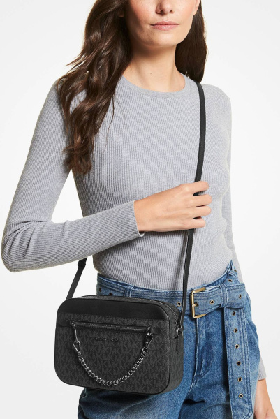 Michael Kors | сумка Jet Set Large Logo Black 35S1STTC9B