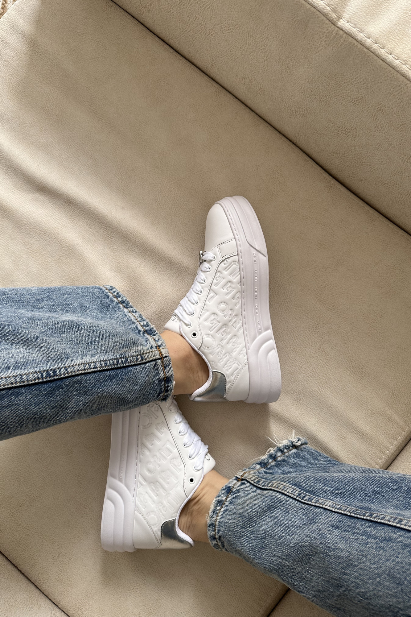 LIU JO | шкіряні кеди Cleo 20 White