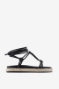Armani Exchange | комбинированные сандали Black
