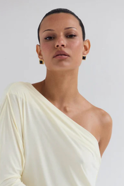 Heaven Mayhem | сережки Archer Gold/Black HMSP-0157-0401N