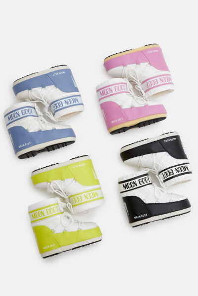 Moon Boot | ботинки Icon Low White Nylon 80D1409340