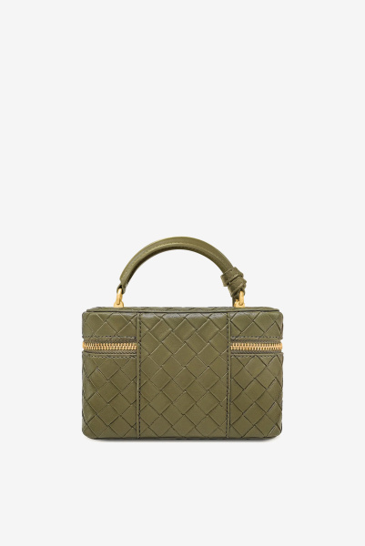 JW PEI | сумка Cleo Woven Texture Olive