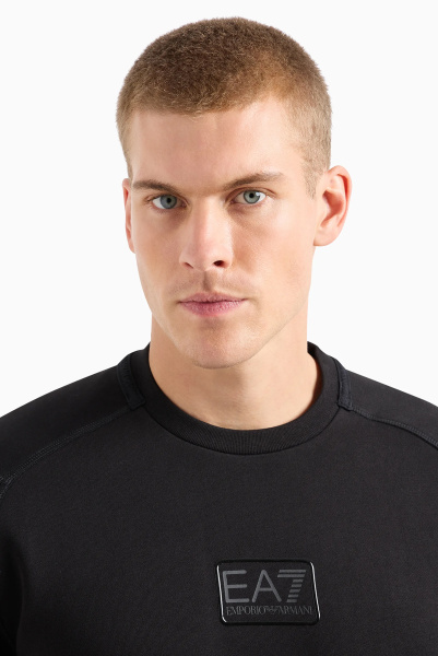 EA7 | чорний спортивний костюм на флісі 6RPV69 PJ07Z 1200