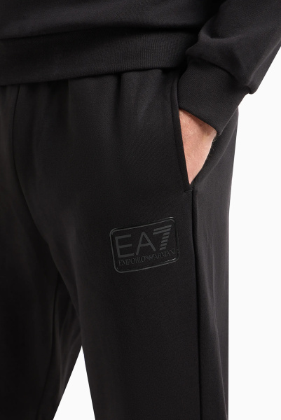 EA7 | чорний спортивний костюм на флісі 6RPV69 PJ07Z 1200