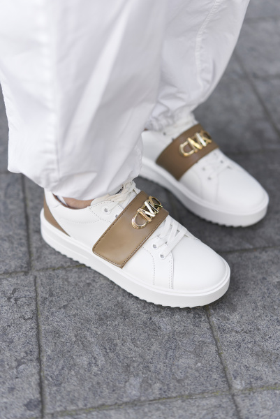 Michael Kors | кожаные кеды Emmett Strap Husk Multi 43F2EMFS1L 293