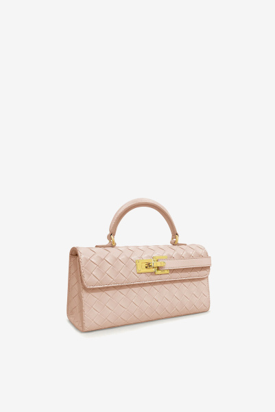 JW PEI | сумка на плече Keyla Weave Texture Pink