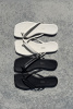TKEES | в'єтнамки Square Toe Liri Black