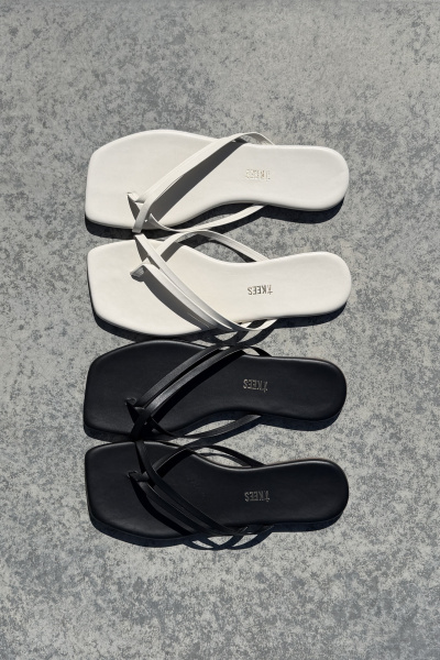 TKEES | в'єтнамки Square Toe Liri Cream