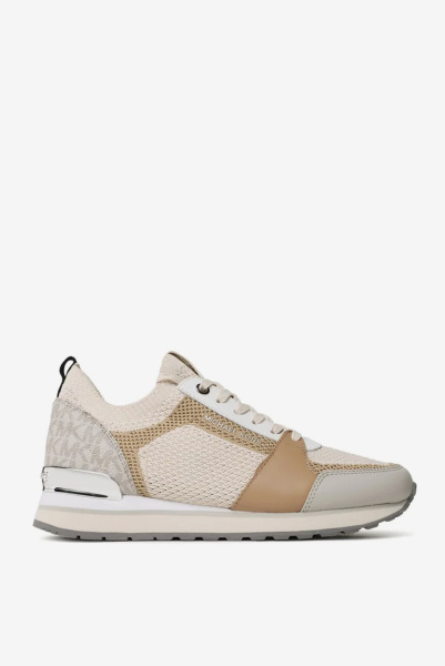 Michael Kors | комбинированные кроссовки Billie Knit Trainer Camel Multi
