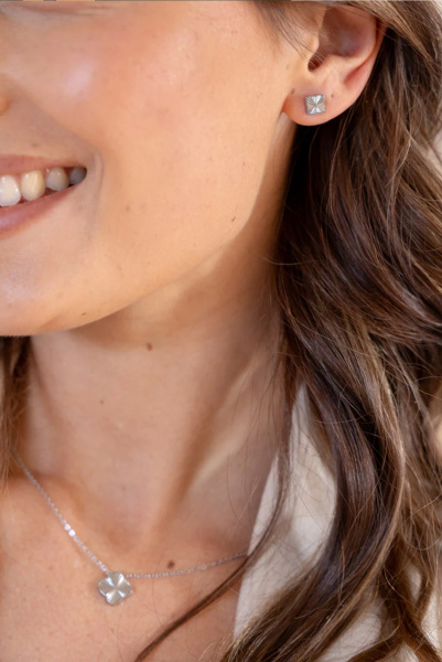 Burker | серьги Flora Silver JEFS