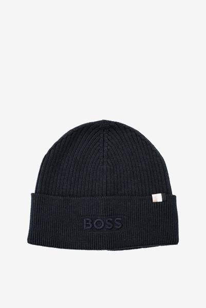 BOSS | темно-синя шапка Magico