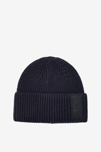 Armani Exchange | темно-синя вовняна шапка