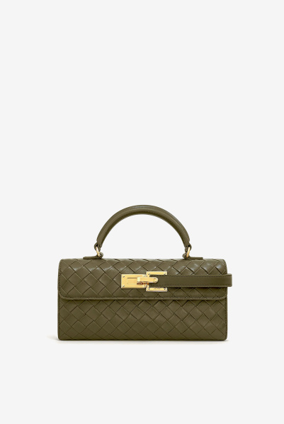 JW PEI | сумка на плече Keyla Weave Texture Olive Green