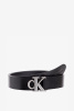 Calvin Klein | кожаный ремень  Round Mono Black