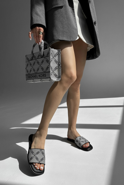 Michael Kors | комбинированные слайдеры Hayworth Natural/Black 40S3HAFS1Y