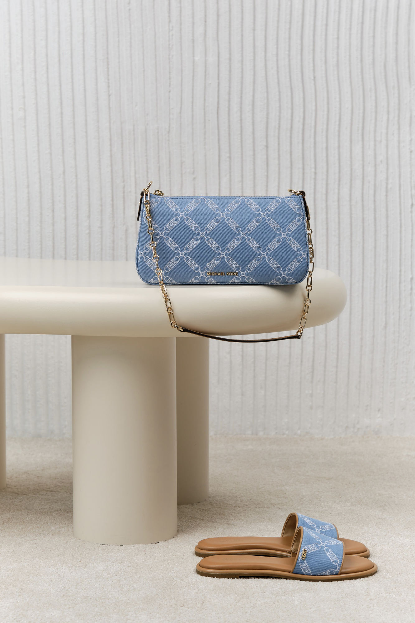 Michael Kors | комбіновані слайдери Saylor Blue/Multi