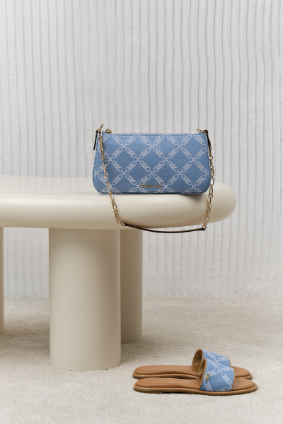 Michael Kors | комбіновані слайдери Saylor Blue/Multi 40R4SYFA2Y