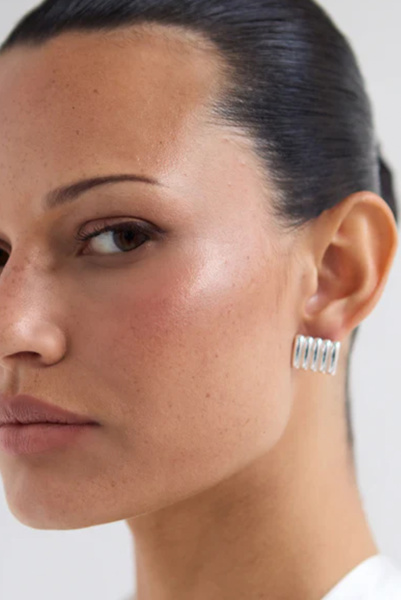 Heaven Mayhem | сережки Clemmie Silver HMSP-0159-02N