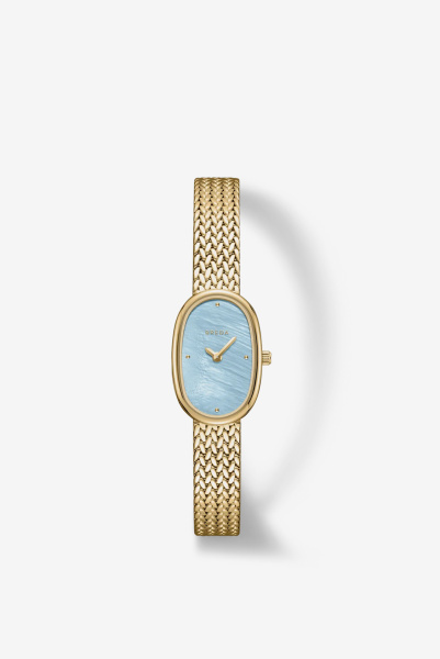 Breda | часы Jane Tethered Small Gold/Sky