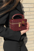 JW PEI | сумка Cleo Woven Texture Claret  || JW PEI | сумка Cleo Woven Texture Claret 