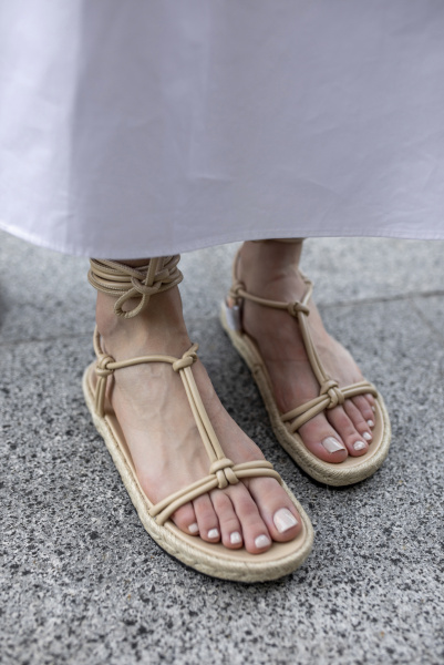 Armani Exchange | комбинированные сандали Beige XDP024 XV427 00127