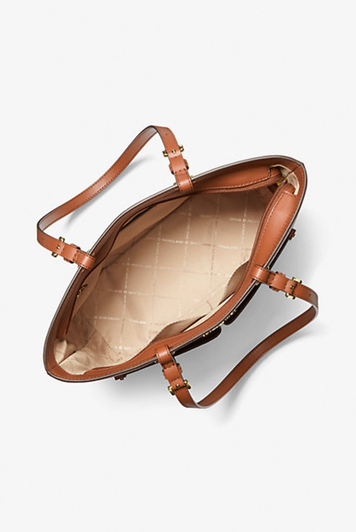 Michael Kors | сумка-тоут Jet Set Medium Logo Pocket Vanilla 35F3GTVT3B