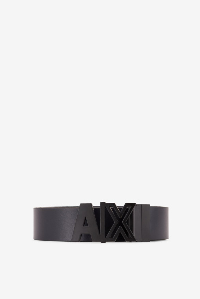 Armani Exchange | кожаный ремень Navy/Black