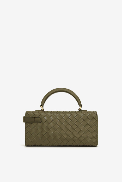 JW PEI | сумка на плече Keyla Weave Texture Olive Green