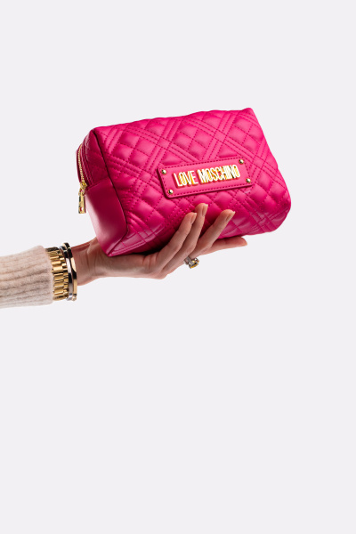 Love Moschino | косметичка Quilted Pouch Fuxia