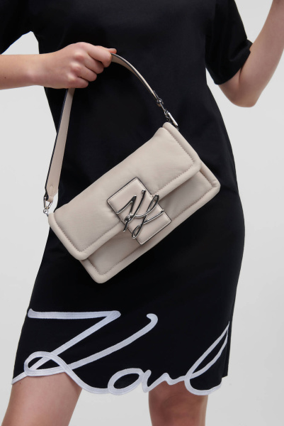 Karl Lagerfeld | сумка K/Autograph Soft SM BGTT Nylon Hazelwood 231W3040 A999