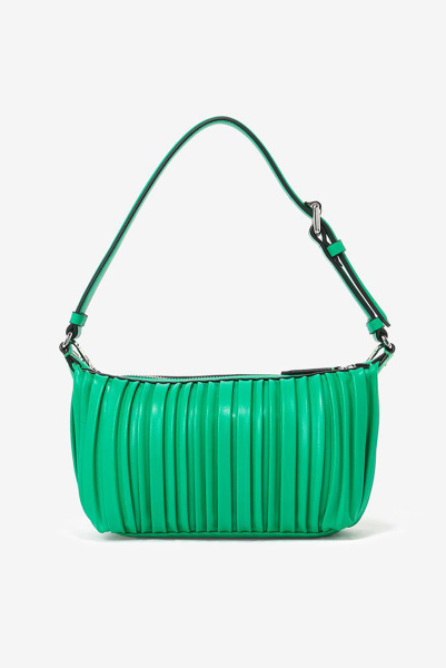 Karl Lagerfeld | кожаная сумка K/Kushion SM Baguette Green 225W3045