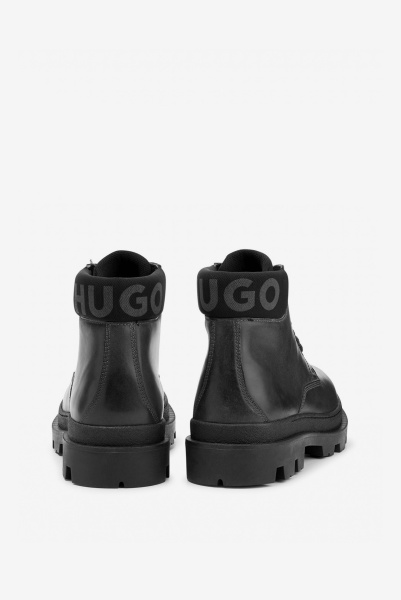 HUGO | шкіряні черевики Graham Halb Black 50480469 001