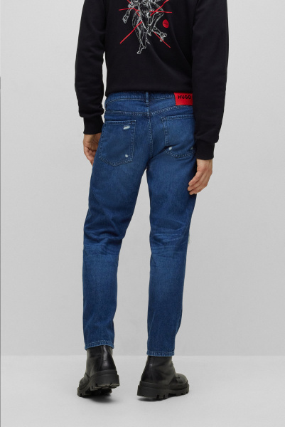 HUGO | джинсы 634 Tapered Blue Denim 50472839 410