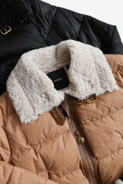 PINKO | утеплена куртка Iside Jacket Camel 1G18KJ MZ2