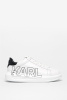 Karl Lagerfeld | кожаные кеды Kapri Karl Outline Logo White