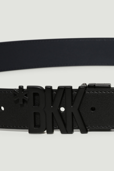 Bikkembergs | кожаный ремень Black/Blue BKCU00213M