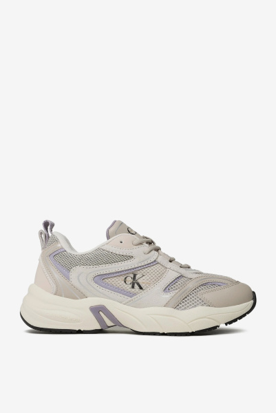 Calvin Klein Jeans | комбіновані кросівки Retro Tennis Bright Eggshell/Lavender Aura